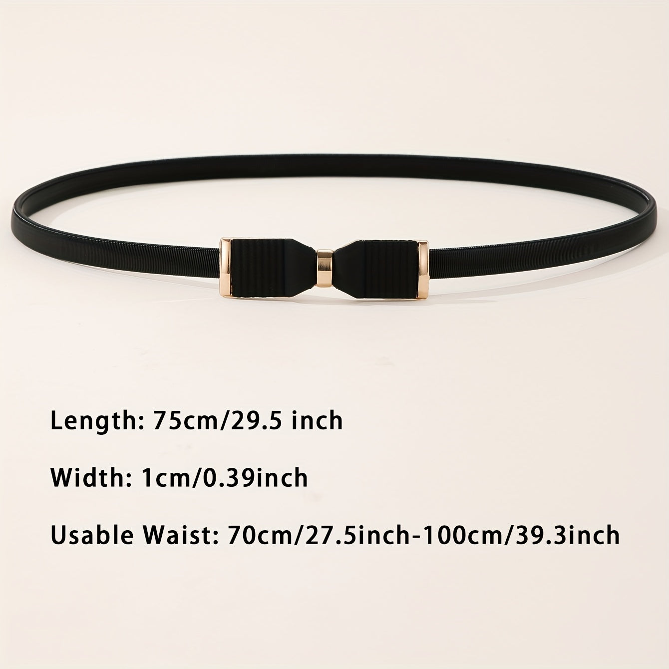 Women's Bow Buckle Elastic Waistband Dress Girdle