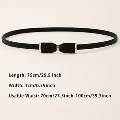 Women's Bow Buckle Elastic Waistband Dress Girdle