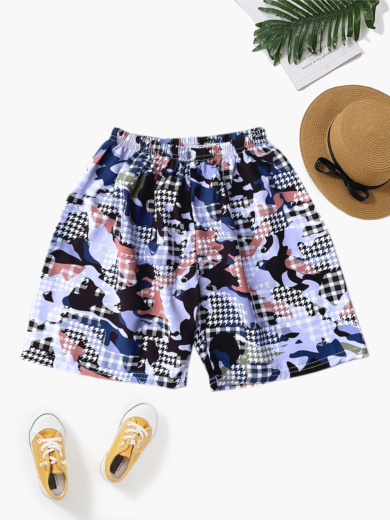 Boys Tie Dyed Swimming Trunks Beach Shorts