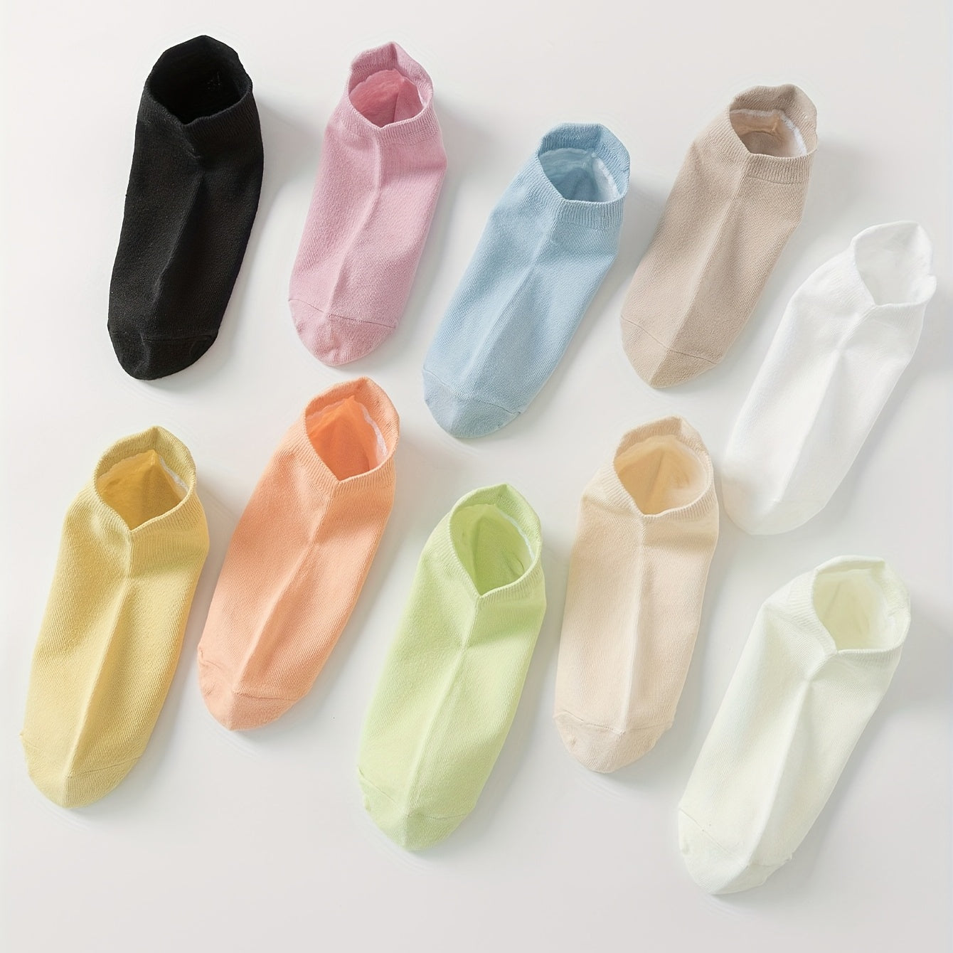 10 Pairs Women's Ankle Socks Comfy & Breathable Stockings