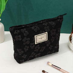 Floral Cosmetic Bag Water Resistant Makeup Organizer & Toiletry Pouch