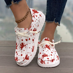 Women's Cupid Cartoon Pattern Skate Shoes