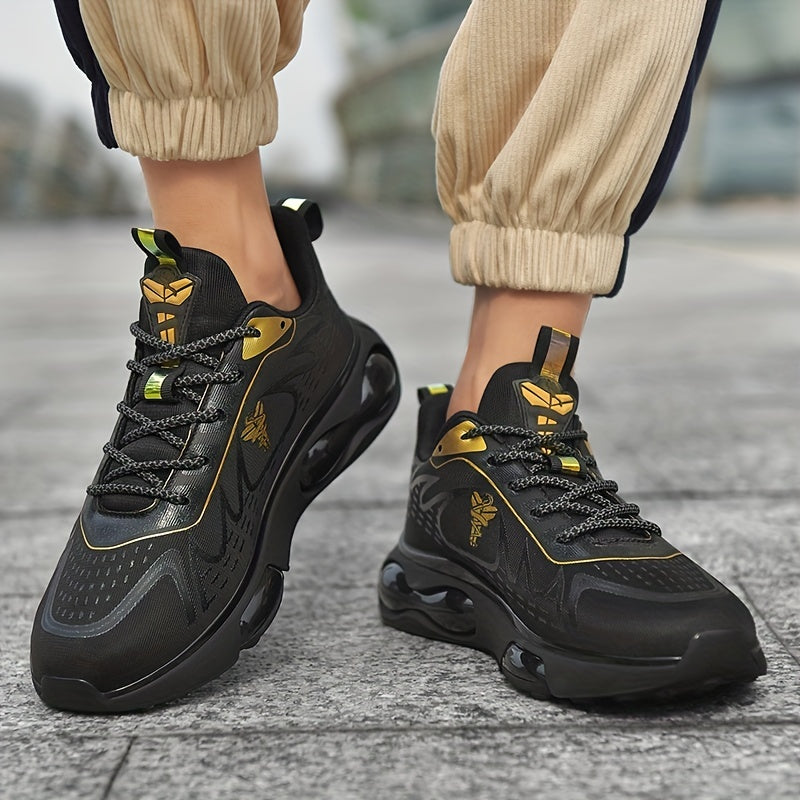 Men's Lace Up Luminous Sneakers Casual Walking Shoes