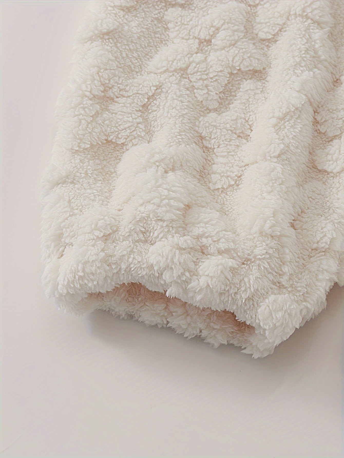 Cozy Fuzzy Pajama Set with Hooded Top & Pants