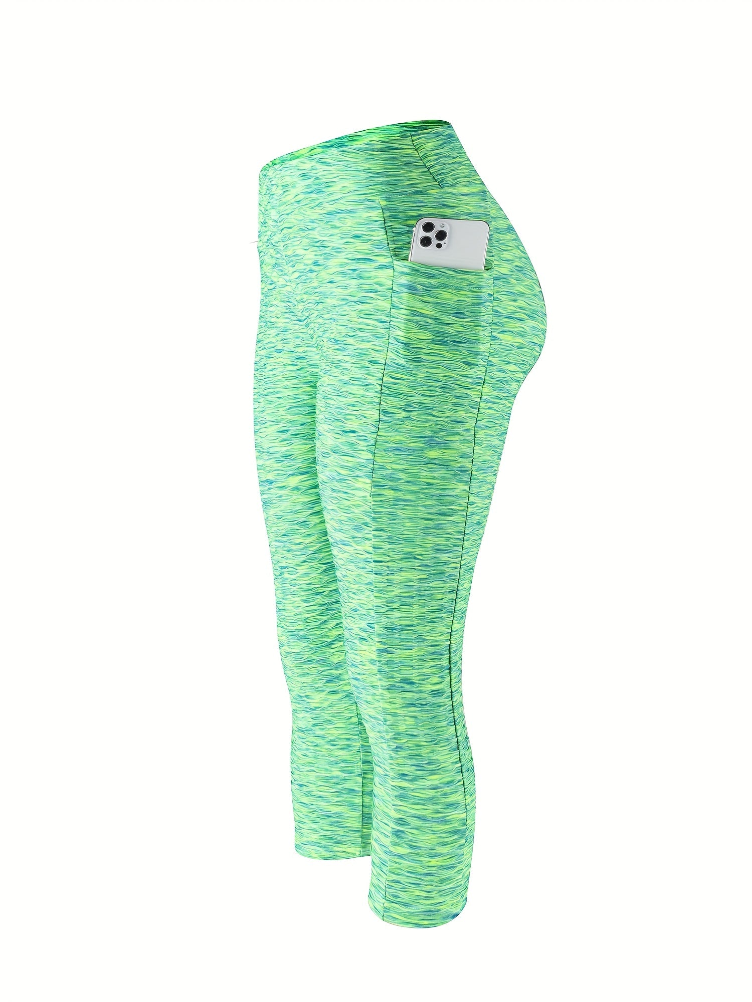 High Waist Yoga Leggings with Cell Phone Pocket