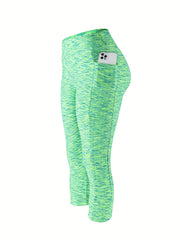 High Waist Yoga Leggings with Cell Phone Pocket