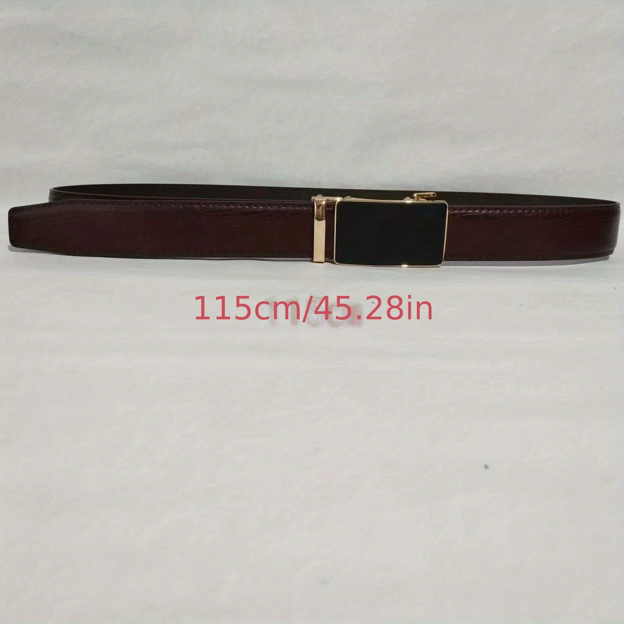 Men's Casual Auto Buckle PU Leather Business Belt Classic