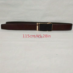 Men's Casual Auto Buckle PU Leather Business Belt Classic
