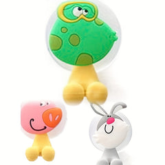 Cartoon Animal Family Toothbrush Holder with Strong Sucker