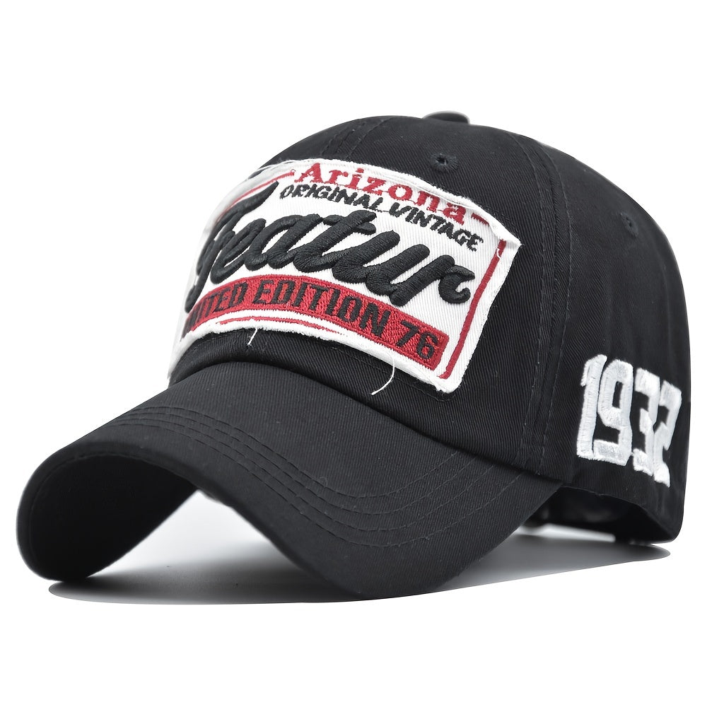 Letter Embroidery Baseball Cap Women Cotton Hip Hop Sunscreen Sports Hat