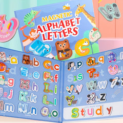 Magnetic Letters Book for Kids 3+ to Learn English Letters