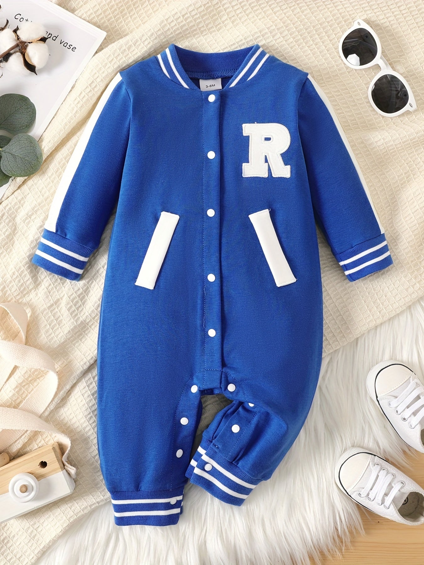 Baby Casual Baseball Bodysuit