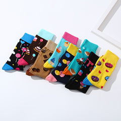 Men's Novelty Crew Socks for Outdoor Activities