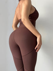 Cross Waist Butt Lifting High Waist Fitness Pants