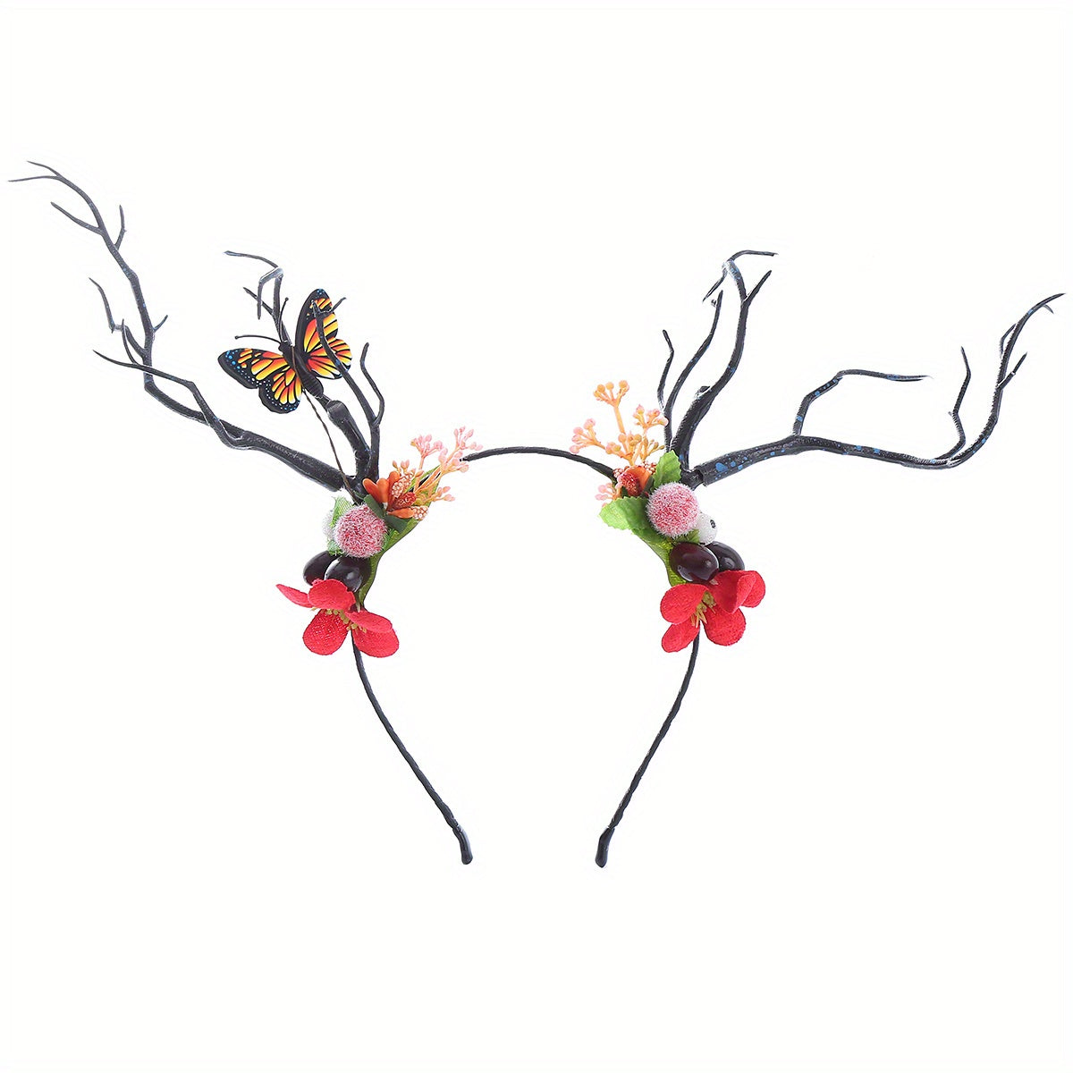Girl's Branch Elk Headdress Christmas Party Hair Hoop