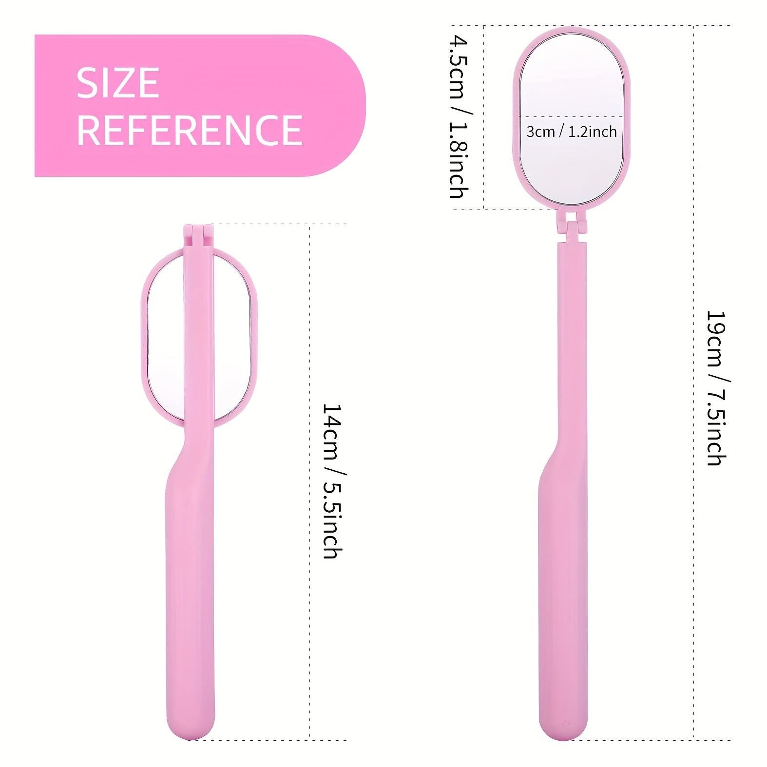 270 Degree Folding Lash Mirror for Extensions and Makeup
