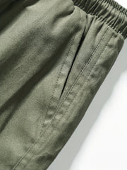 Men's Drawstring Cargo Pants Skinny Fit Jogger Pants