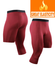 Men's Quick Dry High Stretch Base Layer Leggings for Sports Gym Running