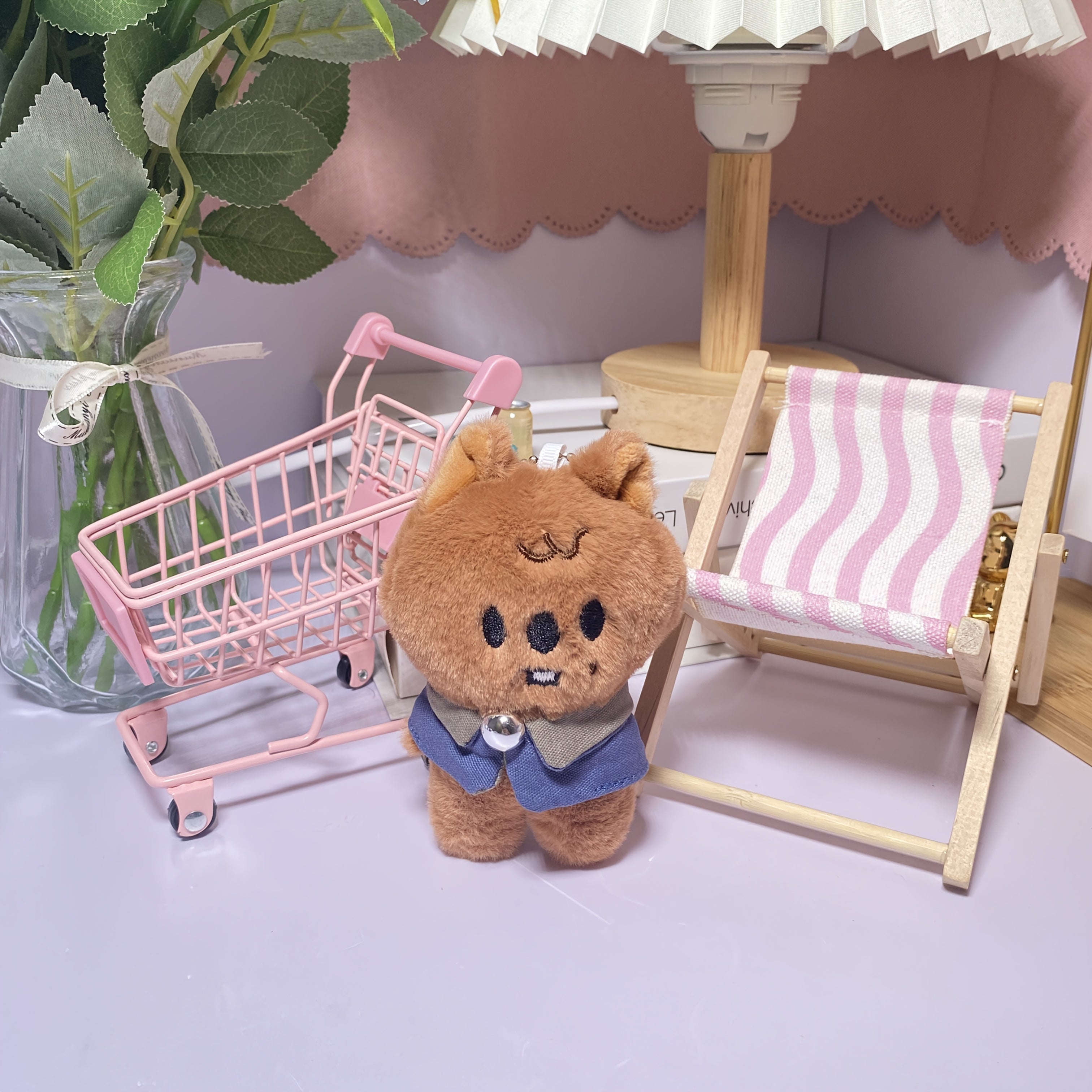 Cute K POP Style Plush Animal Charms - Hanging Decorations