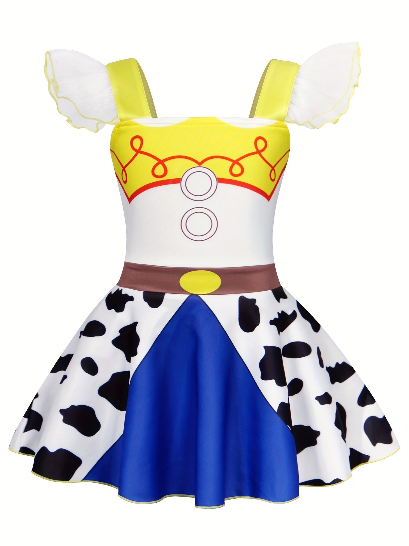 Girls Princess Costume Dress Birthday Party Outfit