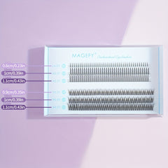 240pcs Cluster Lashes False Eyelashes Extension