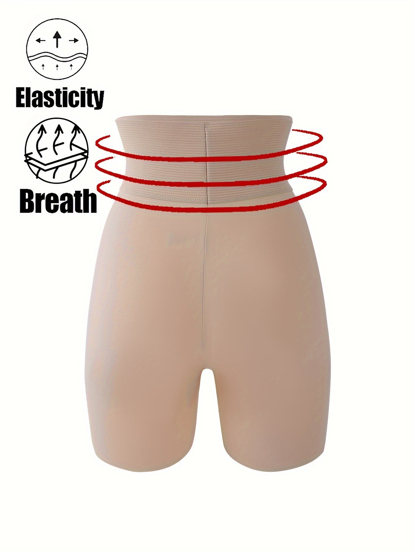 Solid Shaping Shorts Tummy Control Compression Slimming Underwear