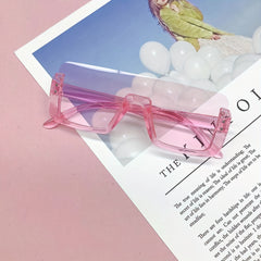Half Frame Square Sunglasses UV Protection