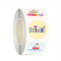 200pcs Cartoon Birthday Blessing Sticker Decorative Label Decoration
