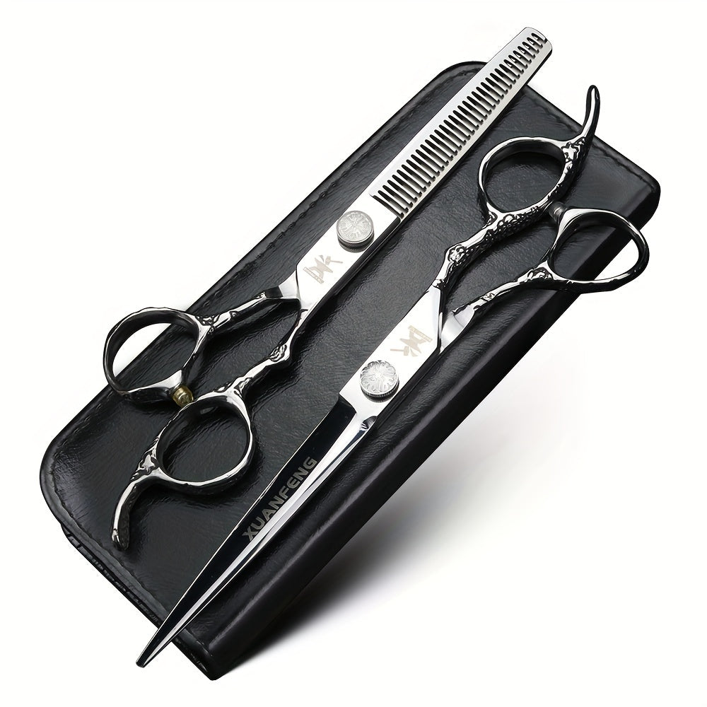 Professional Hairdressing Scissors Set 17.78 cm for Barber Salon Home