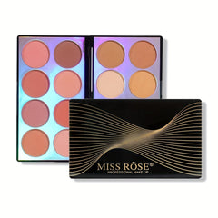 Matte Blush Palette Contouring Makeup - 4 in 1 Palette