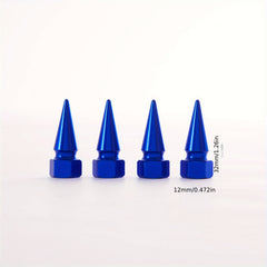 4pcs Universal Screw Valve Cap Car Modification Sharp Valve Mouth