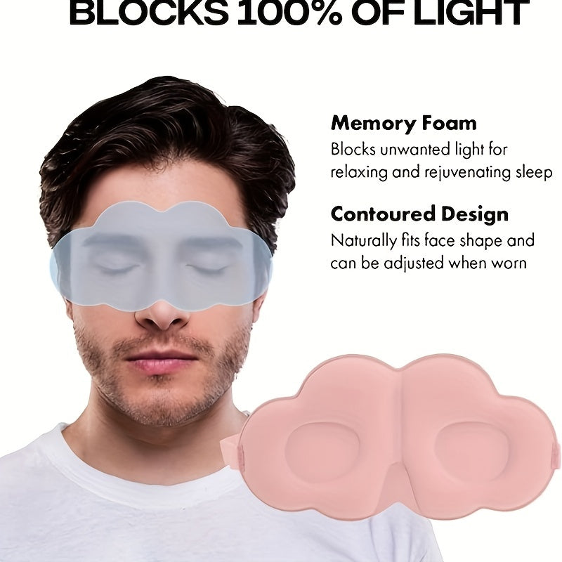 Adjustable 3D Sleep Eye Mask Breathable Comfortable for Women and Men