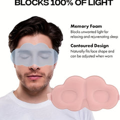 Adjustable 3D Sleep Eye Mask Breathable Comfortable for Women and Men