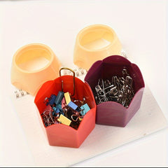 Creative Desk Pen Holder Student Stationery Storage Organizer