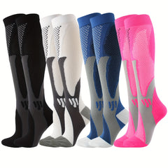 Men's Compression Sport Socks - Sweat Absorbing Nylon Blend
