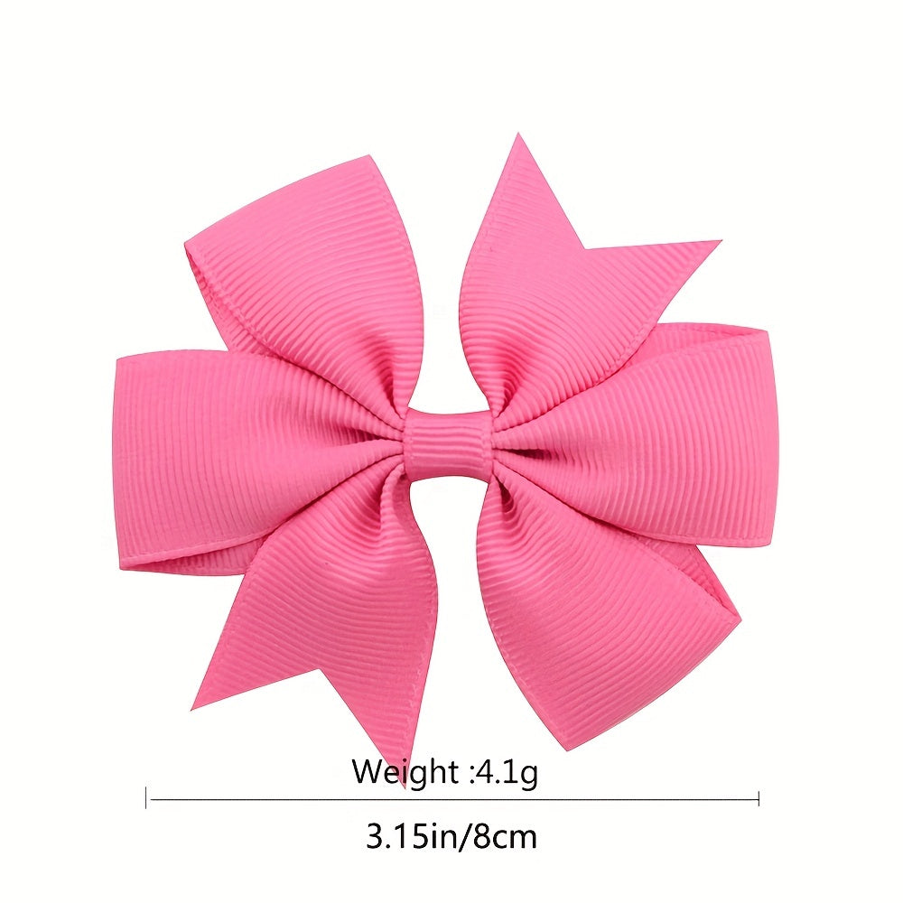 40pcs Bowknot Hair Pins for Baby Girls' Hair Accessories