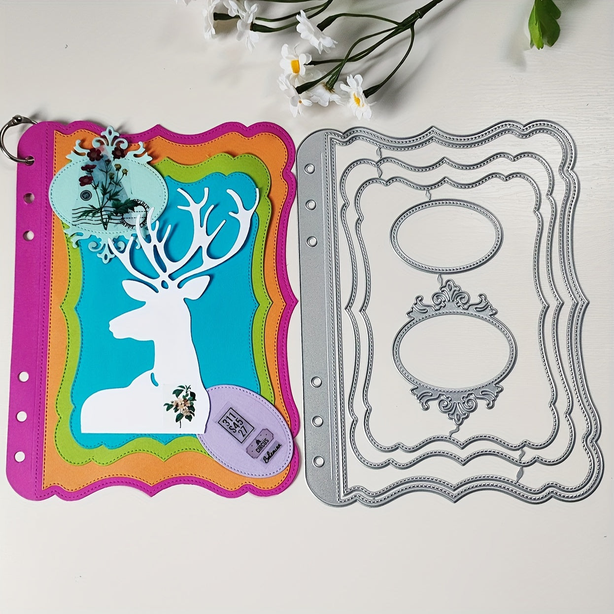 Metal Cutting Dies DIY Scrapbooking Album Paper Card Templates