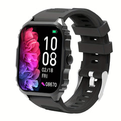 Unisex Fitness Smartwatch Wireless Calling Music Control Alarm Pedometer