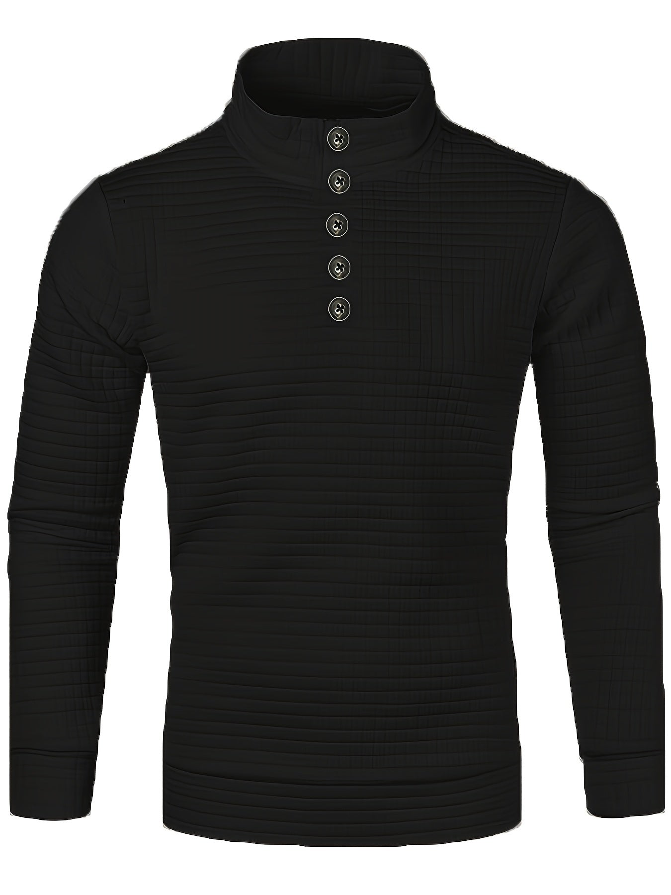 Men's Knitted Turtleneck Sweatshirt for Autumn & Winter