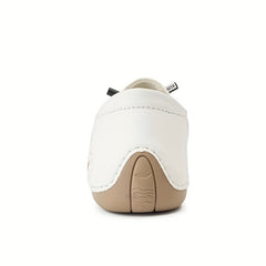 Men's Superfine Fiber Leather Lace-up Sneakers
