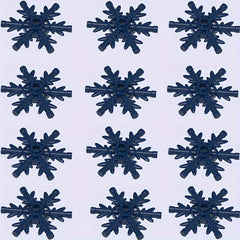 12pcs Snowflake Building Blocks Set Winter Wonderland ABS Material