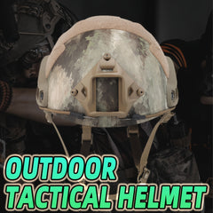 Outdoor Helmet Cover Camouflage Hole Design