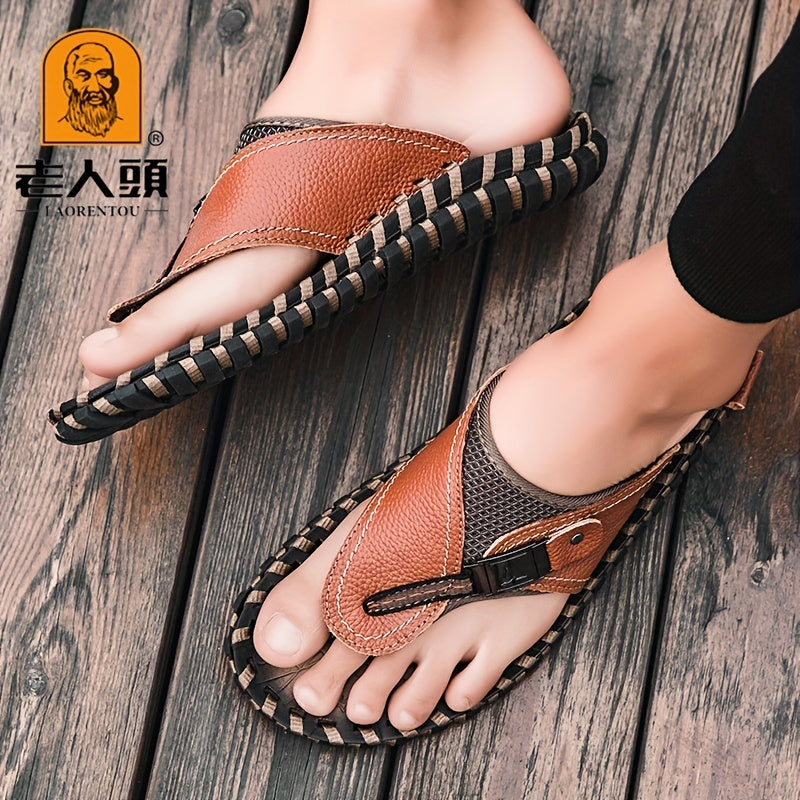 LAORENTOU Men's Lightweight Comfort Flip Flops