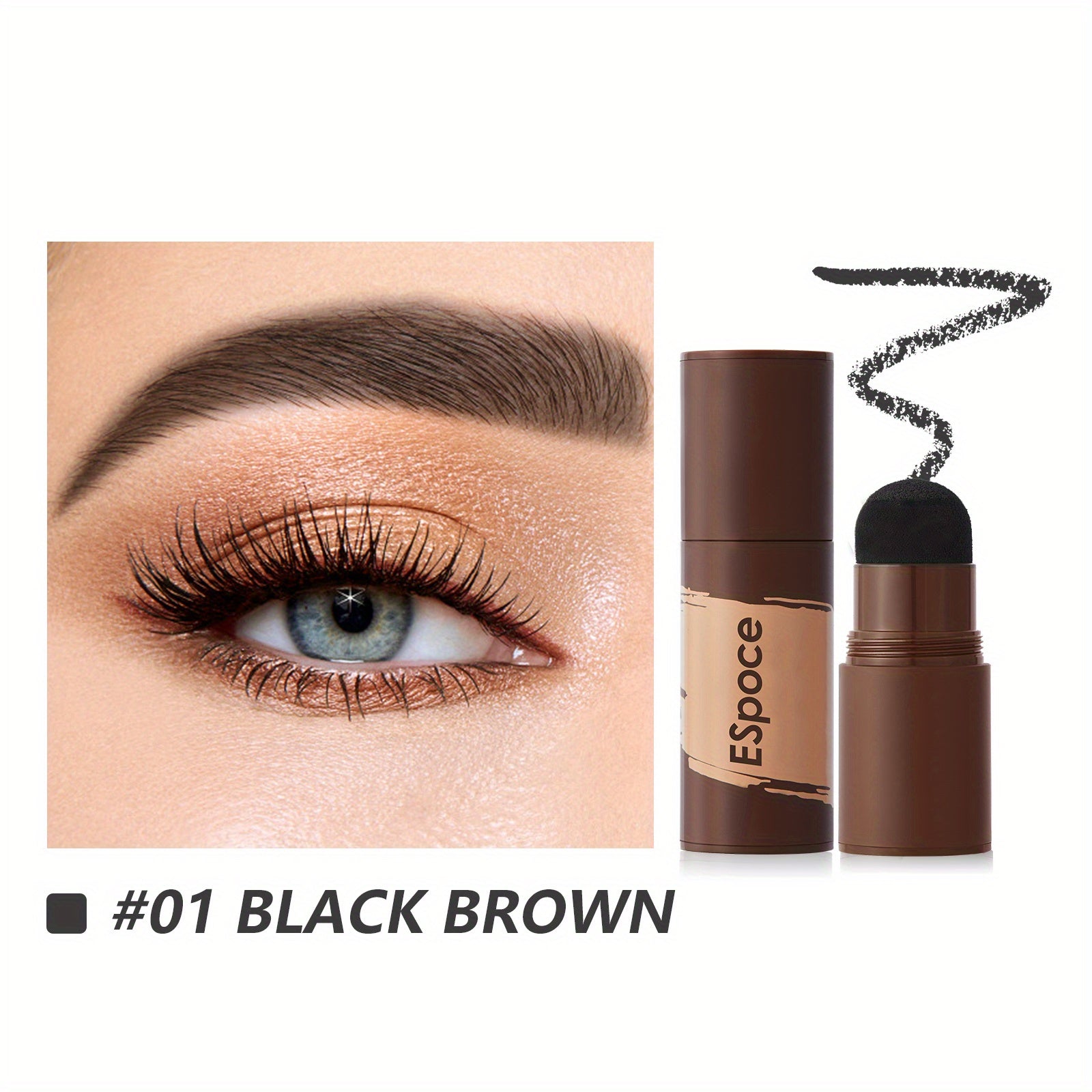 Eyebrow Shaping Kit Waterproof Hairline Filler Enhancers Powder 2 In 1 Set