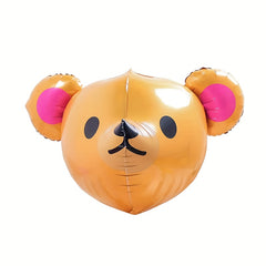 4D Animal Head Aluminum Film Balloon Birthday Party Decoration - Bear Balloon