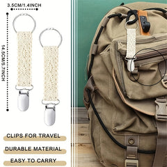 Minimalist Knitted Hat Clip Lightweight Reusable Clip For Shoulder Bag