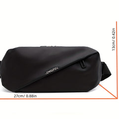 Solid Men's Waist Bag for Running Cycling Mobile Phone Bag