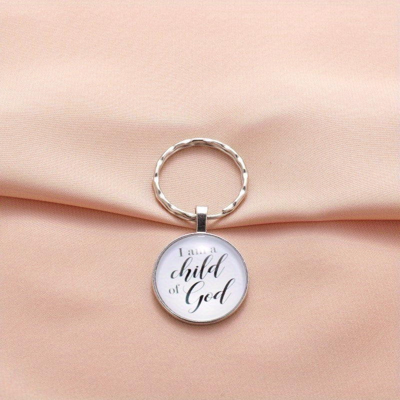 Vintage English Keychain I'm A Child Of God Keychain For Girls