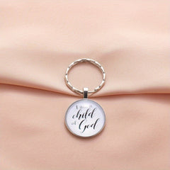 Vintage English Keychain I'm A Child Of God Keychain For Girls