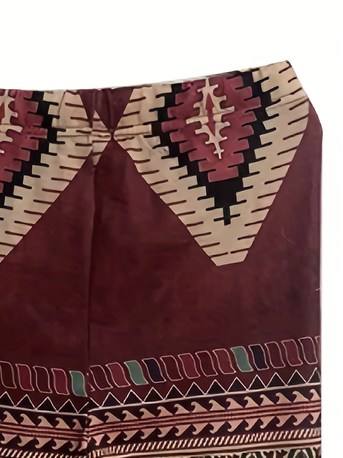 Geometric Pattern Skinny Leggings High Waist Stretchy Leggings